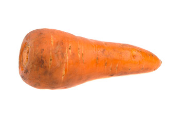 Carrots on a white background