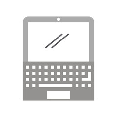 laptop computer isolated icon