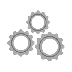 gears machine isolated icon