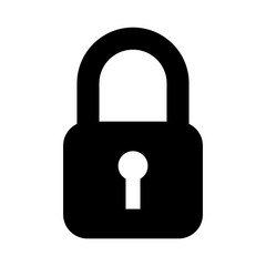 safe secure padlock icon