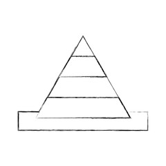 cone construction isolated icon