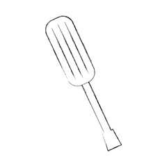 screwdriver tool isolated icon