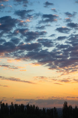 Fototapeta premium landscape with dramatic light