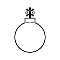 explosive boom isolated icon