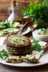 Zucchini pancakes