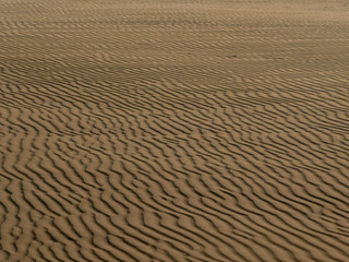 sable texturé par le vent