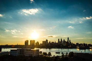 Fototapeta premium Philadelphia Sunset