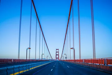 Foto auf Acrylglas golden gate bridge early morning in san francisco california © digidreamgrafix