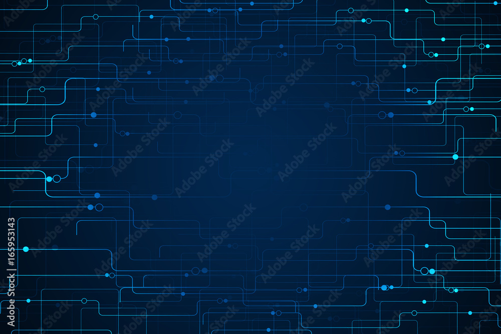 Poster tech background