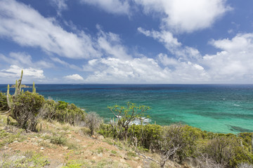 Fototapeta na wymiar Beautiful Caribbean Beaches from Saint Martin, Sint Maarten Caribbean