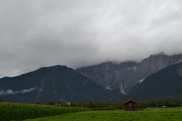 Fototapeta na wymiar Berge in den Alpen