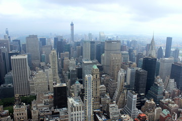Fototapeta na wymiar NYC from the Empire State