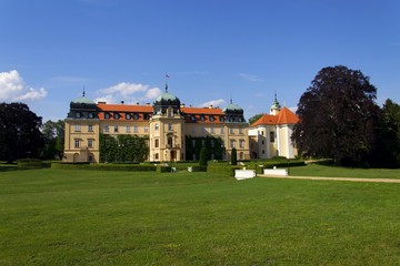Fototapeta na wymiar Baroque Castle Lany, summer residence of President of Czech Republic