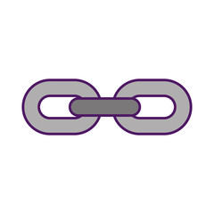 chain metal isolated icon