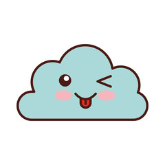 cloud computing kawaii character