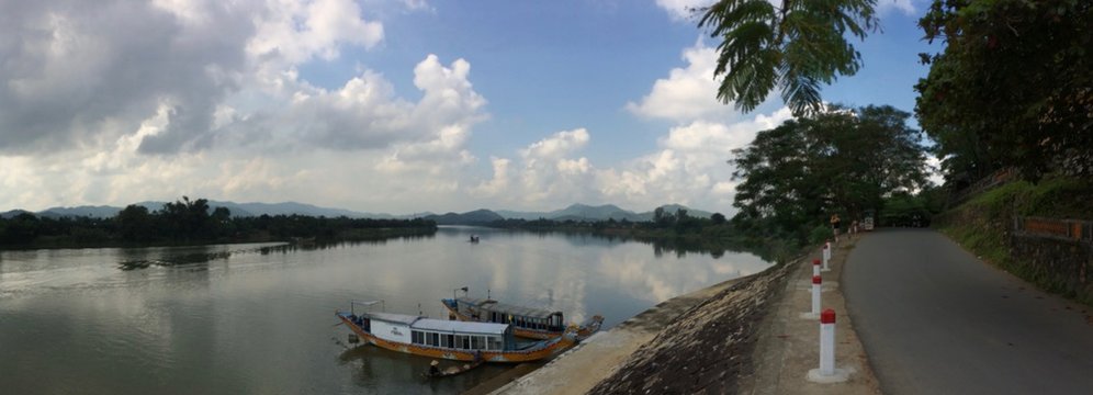 The View At Tu Dam Pagoda In Hue, Vietnam