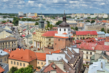 Naklejka na ściany i meble Old Town of Lublin, Poland
