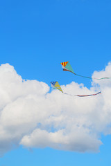 Fototapeta na wymiar Flying kite