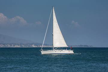 White Sailboat