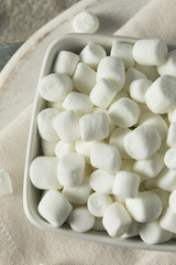 Fototapeta na wymiar White Sweet Mini Marshmallows