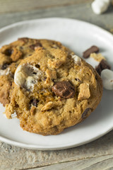 Homemade Gooey Smores Cookies