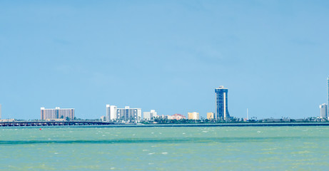 coastal landscape near padre island texas