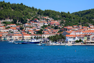 Vela Luka is a picturesque coastal town on Korcula Island, in Croatia.
