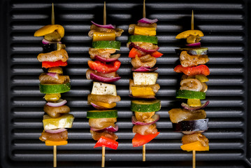 Barbecue on electric grill