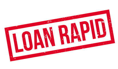Loan Rapid rubber stamp. Grunge design with dust scratches. Effects can be easily removed for a clean, crisp look. Color is easily changed.