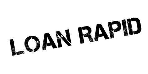 Loan Rapid rubber stamp. Grunge design with dust scratches. Effects can be easily removed for a clean, crisp look. Color is easily changed.