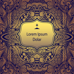 Abstract Zen-doodle background black on white