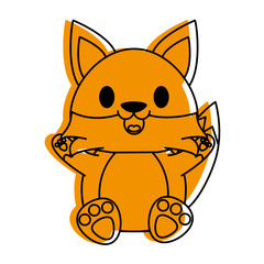 cat cute animal cartoon icon image