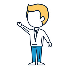 businessman avatar character icon