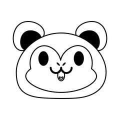monkey cute animal cartoon icon image