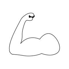strong power muscle arms biceps athletic