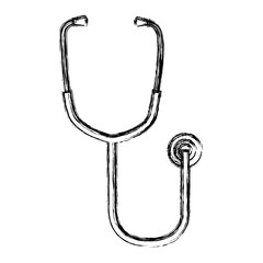 stethoscope medical isolated icon