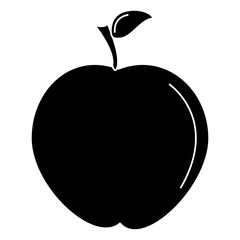 apple fresh fruit icon