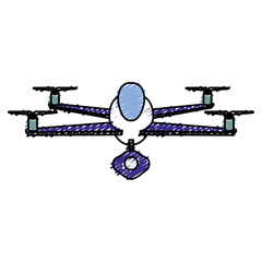 drone flying technology icon