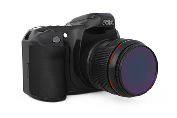 Fototapeta premium Modern Digital Photo Camera. 3d Rendering