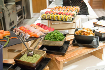  delicious Traditional Japanese food sushi rolls