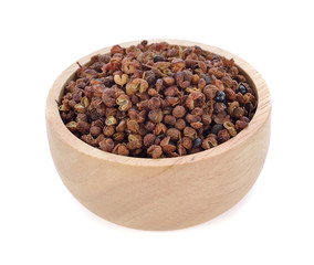 Sichuan pepper isolated on white background