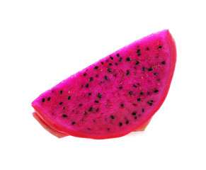 Dragon fruit isolated on white background