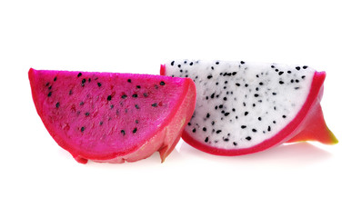 Dragon fruit isolated on white background