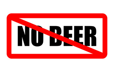 No beer