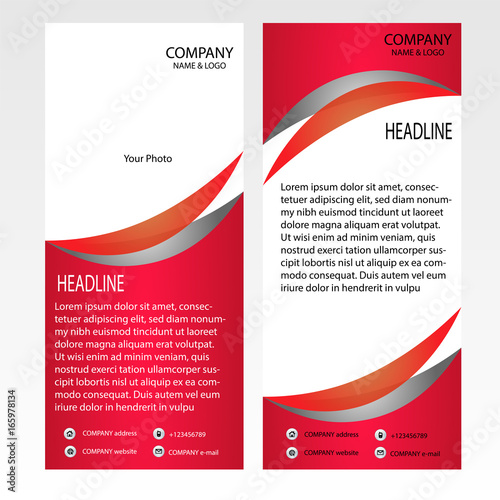 Roll Up Banner Template Stock Image And Royalty Free Vector