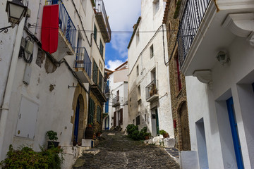 Narrow streets in Cadaques