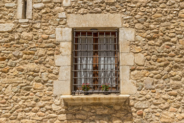 Fototapeta na wymiar Window with bars
