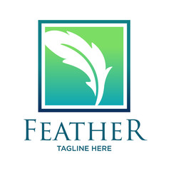 Feather Logo Design