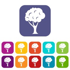 Tree icons set