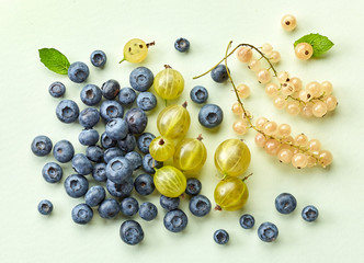 various fresh berries